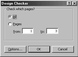٦.٢٢ الوحدة السادسة الخطوة : ٤ استخدام مدقق التصميم ) Checker ( Design يدقق ببليشر ) Publisher ( في تصميم موقع الويب و يعرض مربع حوار إذا وجد مشكلة.