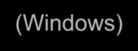 أمثلة على أنظمة التشغيل. نظام تشغيل النوافذ :(Windows).1.2.3.