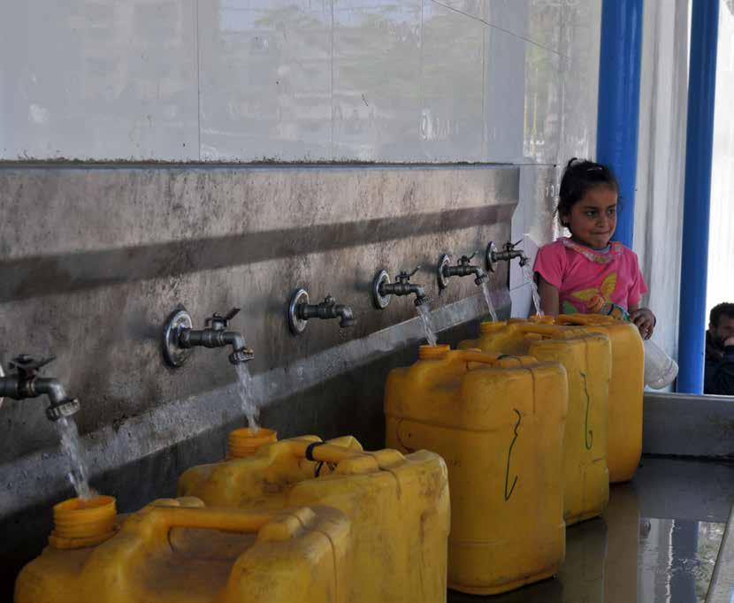 13 غزة في العام - 2020 إستجابة األونروا العملياتية استجابة األونروا إن الوضع القائم بالنسبة للمياه ليس بالقضية التي ميكن معاجلتها من قبل وكالة واحدة.