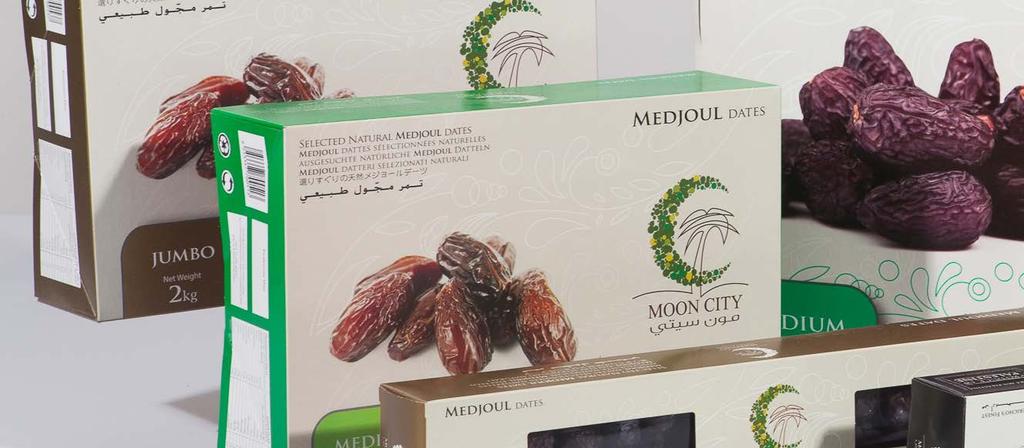 Moon City Dates Moon City Dates present a selection of our standard, more fibrous Medjoul dates.