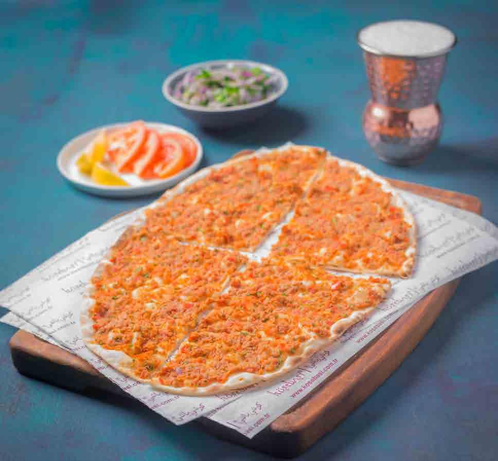 600 Fındık Lahmacun Traditional pidette with ground, seasoned meat Mini Cheese Pide 0.