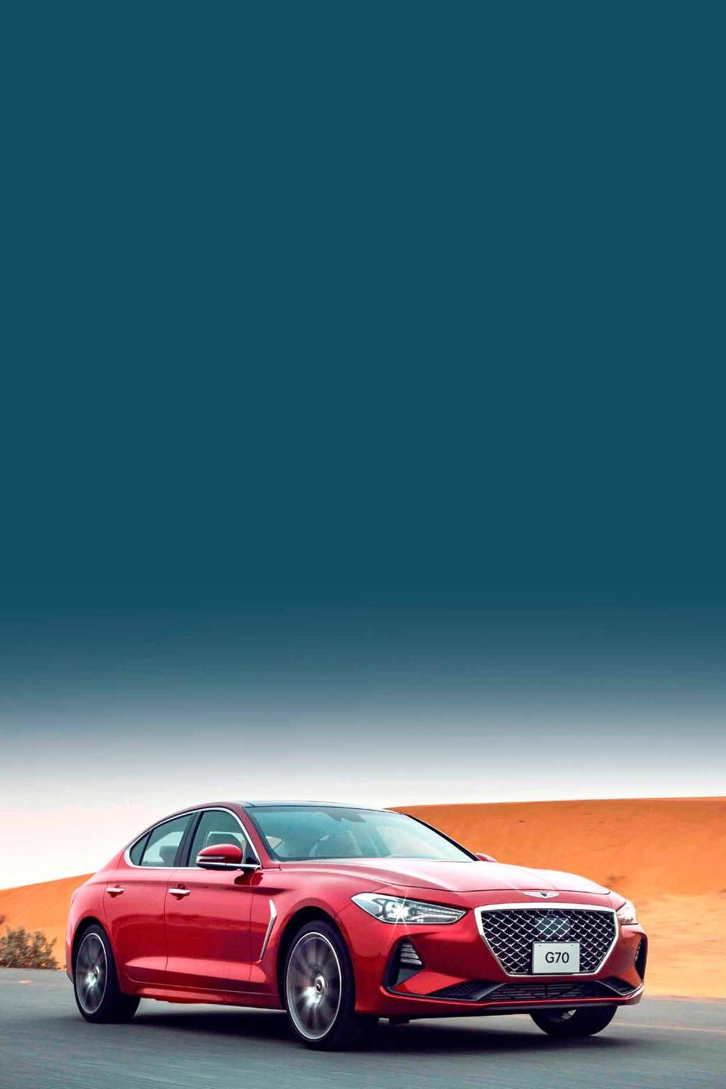 11 سكايالين الوكيل الرسمي للعالمة في السوق القطري )جينيسيس( تطلق الطراز G70 في أسواق الشرق األوسط أعلنت جينيسيس أنها أطلقت رسميا سيارتها اجلديدة G70 في منطقة الشرق األوسط.