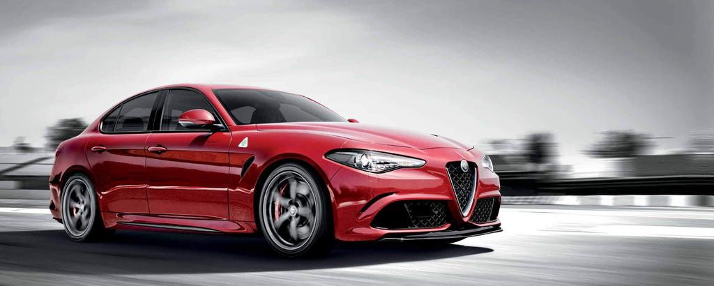SHIFTING THE BALANCE OF POWER The new Alfa Romeo Giulia Quadrifoglio is more than a showcase for the best power to weight ratio in its class it s a study in how to use that power.