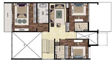 فيا تاونهاوس أربع غرف نوم -ب- الوحدة األولى 4 BEDROOM TOWN HOUSE - OPTION B - END UNIT 1 Ground Floor القياسات )م( )m) Dimensions الطابق األرضي Living 5.5 x 6.1 غرفة الجلوس Dining 6.0 x 6.