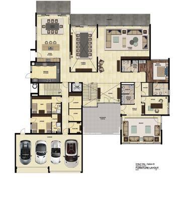 فيا ست غرف نوم - ب 6 BEDROOM VILLA - OPTION B Ground Floor القياسات )م( )m) Dimensions الطابق األرضي Formal Living 9.4 x 6.0 غرفة المعيشة Formal Dining 4.8 x 8.3 غرفة الطعام Family Dining 6.