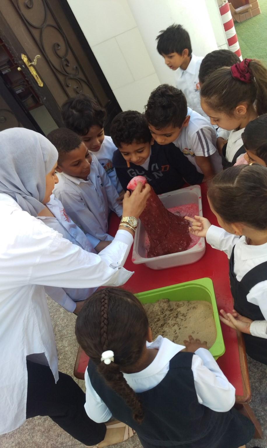 Educating for learning today Empowering Tomorrow Al-Manar International Kindergarten Observe, Discover and Explain Volcanoes 5 Experiment is a great way to spend time with students, have fun with
