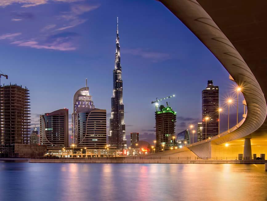 Dubai Home to a Vibrant World دبي الوطن النابض بالحياة A dynamic city as distinguished as its skyline, as vibrant as its multicultural community, as robust as its progressive economy and as inspiring