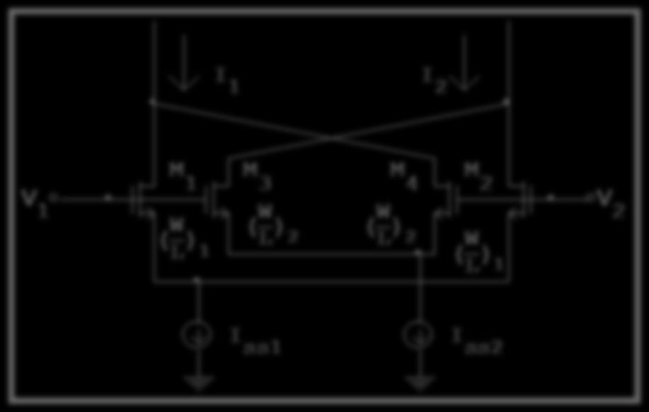 CHAPITRE 01 Principales architecture de la transconductance MOS conditions sur les dimensions des transistors MOS, et sur les valeurs des courants de polarisation, pour l'annulation approximative des