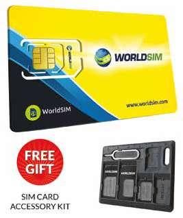 Accessories 137 World SIM Travel SIM Card وورلد سيم بطاقة هاتف للسفر تتيح لك بطاقة الهاتف المدفوعة مسبقا والحائزة على الجوائز استخدام هاتفك النقال أو جهازك اللوحي عند سفرك للخارج دون تكبد رسوم باهظة