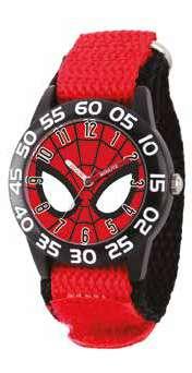 140 Kids Section Marvel Spider-Man Time Teacher Watch مارفل سبايدر مان ساعة يد لألطفال تشجع ساعة تايم تيشتر واتش من مارفل وهي هدية رائعة لألبطال الصغار على تعلم كيفية قراءة الوقت!