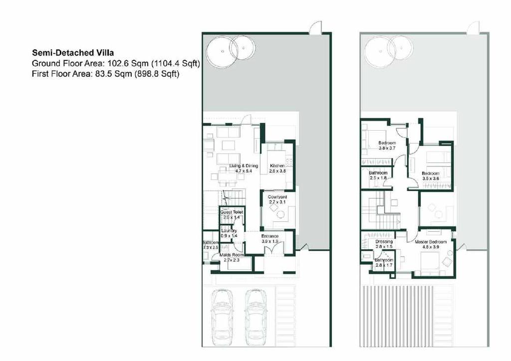 2-Plots/units dimensions may vary from brochure; 3-All images used are for illustrative purposes only.