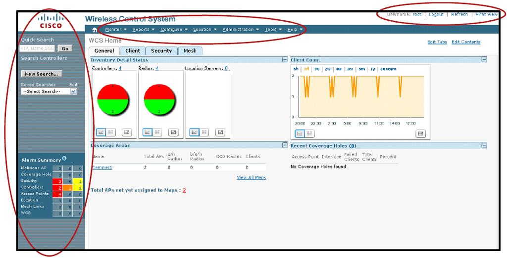 Alarm summary حيتوي علي خمتصر لبعض األخطاء اليت تعاين منها البشكة مرتبة حسب اخلطورة