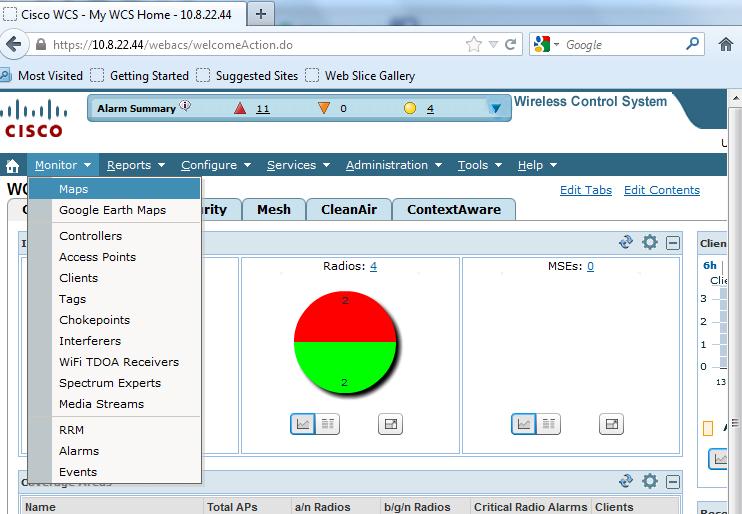 استخدام المخططات إلدارة الشبكات الالسلكية مع Cisco WCS و يستلزم إدارة هذا العدد الضخم من أجهزة الشبكات الالسلكية ايل استخدام خمططات مبني عليهاكل جهاز السلكي ملعرفة مستوي اإلشارات و األمن و حتديد