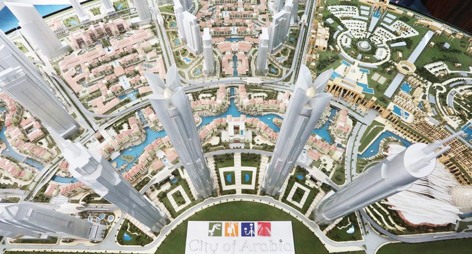 City of Arabia is a US$20 billion retail, residential, commercial and entertainment destination that will become a key destination and an urban community within the new Dubai.