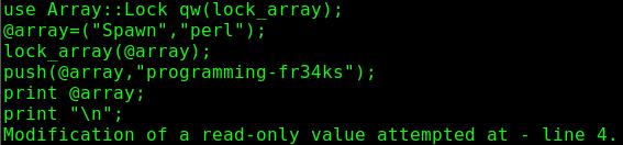 How to lock array في هذا الموضوع سوف نتكلم عن كيفية قفل المصفوفة عن طريق استعمال موديل خاص يقوم بهذه العملية أي انه تصبح المصفوفة صالحة للقراءة فقط اي ل تكون تملك القدرة على اضافة اليها اي شئ من