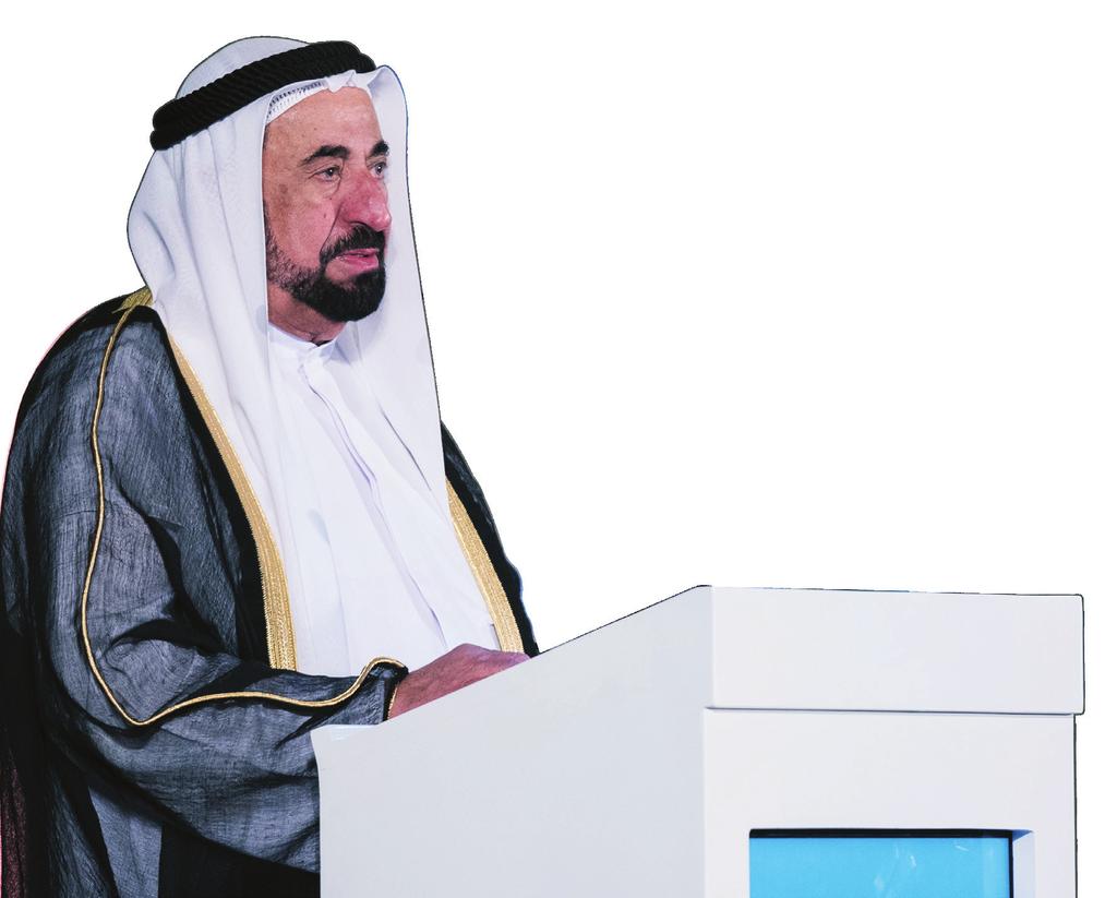 3 أقــوال خالــدة لمؤســس الجامعــة «صاحــب الســمو الشــيخ الدكتــور ســلطان محمــد القاســمي عضــو المجلــس األعلــى لالتحــاد حاكــم الشارقة «إن قيــادة دولــة اإلمــارات العربيــة تؤمــن بأهميــة