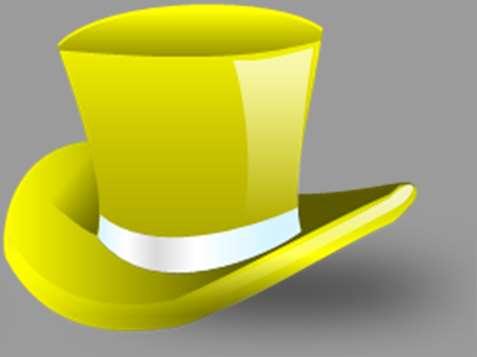 القبعة الصفراء تمثل نمط التفكير المتفائل الحالم الذي