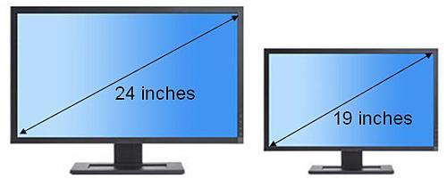 )2( أجهزة اإلخراج Output Units جودة الشاشة Display) )Screen Monitor تتأثربعوامل مختلفة: حجم الشاشة حجم