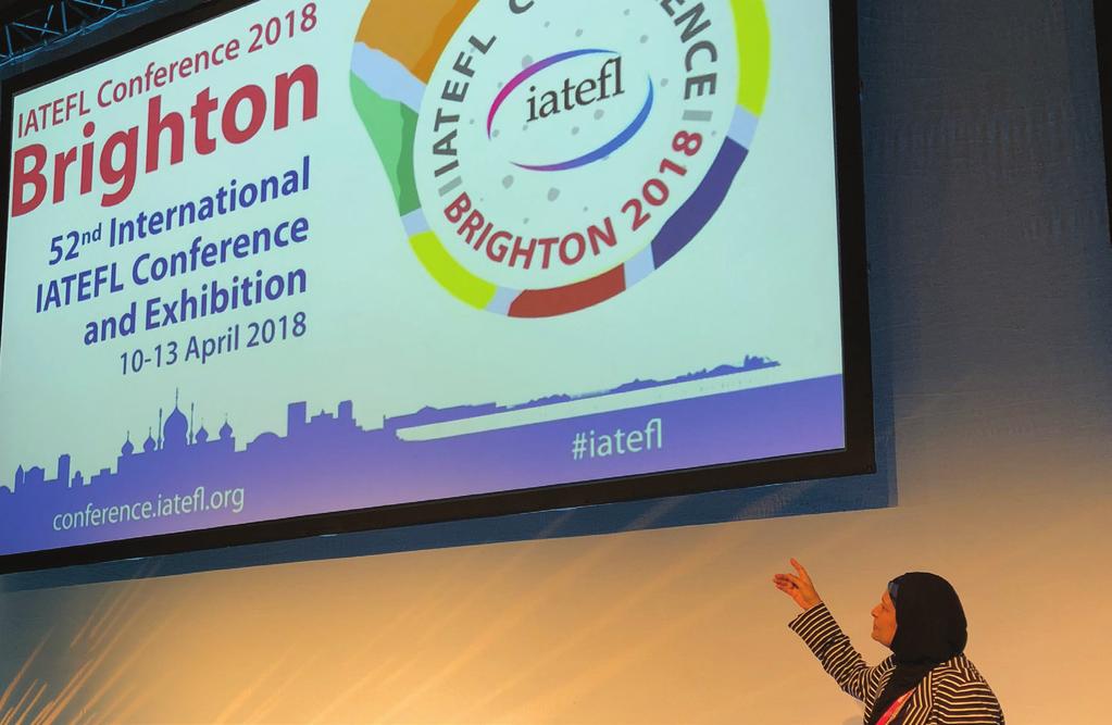 Faculty Activities أنشطة أعضاء هيئة التدريس Dr Sally Ali has particiapted in the international Association of Teachers of English as a Foreign Language conference (IATEFL) on April 11 in Brighton, UK.