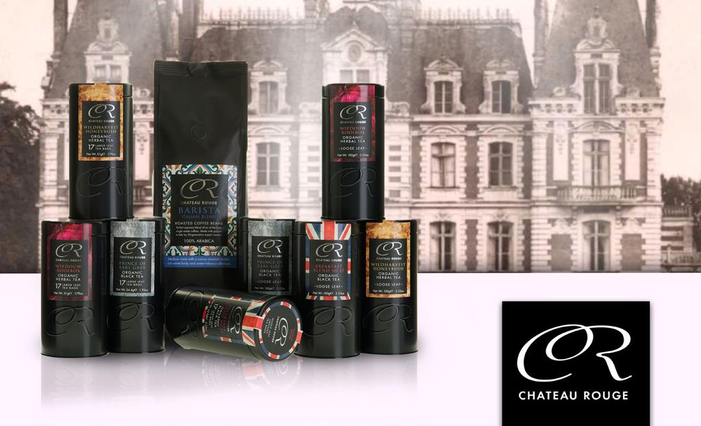 Chateau Rouge is a luxury gourmet foods boutique selling a range of specialty teas and coffees.