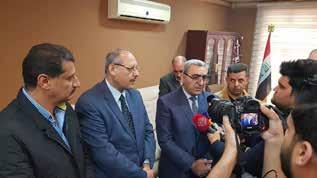 الى ان املستوى االول من التدريب سيسهم في اعداد مستويات تدريبية ثانية حيث ستبدأ مكاتب احملافظات بتدريب موظفي مراكز التسجيل البالغ عددهم ( 6167( موظفا موزعني على عموم مكاتب احملافظات واعتبارا من