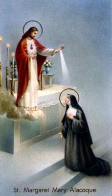 SAINT OF THE WEEK Saint Margaret Mary Alacoque Margaret Mary was chosen by Christ to arouse the Church to a realization of the love of God symbolized by the heart of Jesus.
