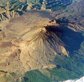 The seven major canary islands are originally a volcanic islands, some of these volcanoes are still active until now, the canary islands