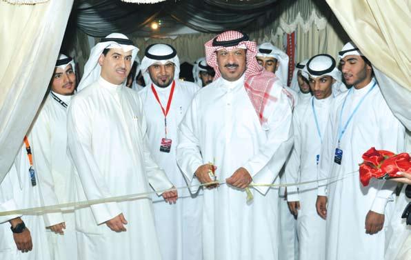 Sponsorship Sheikh Talal Al-Khalid Al-Sabah, Managing Director of Governmental, Parliamentary, Public and Media Relations, patronized the Society Petroleum Engineers exhibition of small projects and