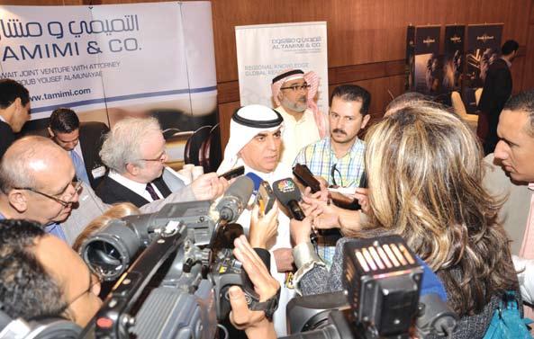 Conference Mr. Farouq Al-Zanki, CEO of KPC, inaugurated the activities of the 8th Energy and Infrastructure Projects that were organized by MEED.