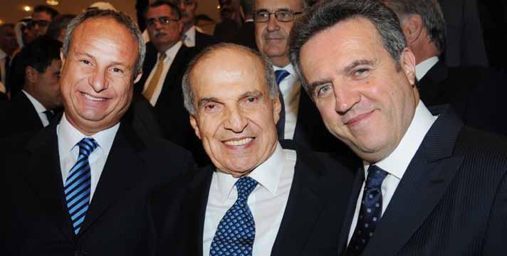 Nehme Tohme between Mr. Joseph Daher (right) and Mr.