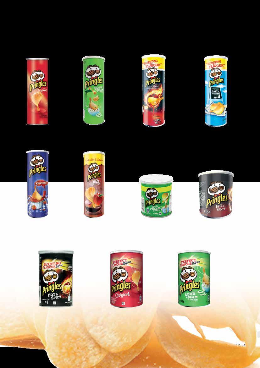 تسالي Snacks Original 165g االصلي 165 غم Sour & Cream 165g Hot & Spicy 165g حار نار 165
