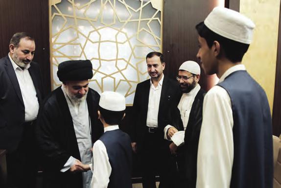 أخبار المتولي الشرعي للعتبة العباسية المقدسة يلتقي طلبة واساتذة المشروع الوطني لرعاية