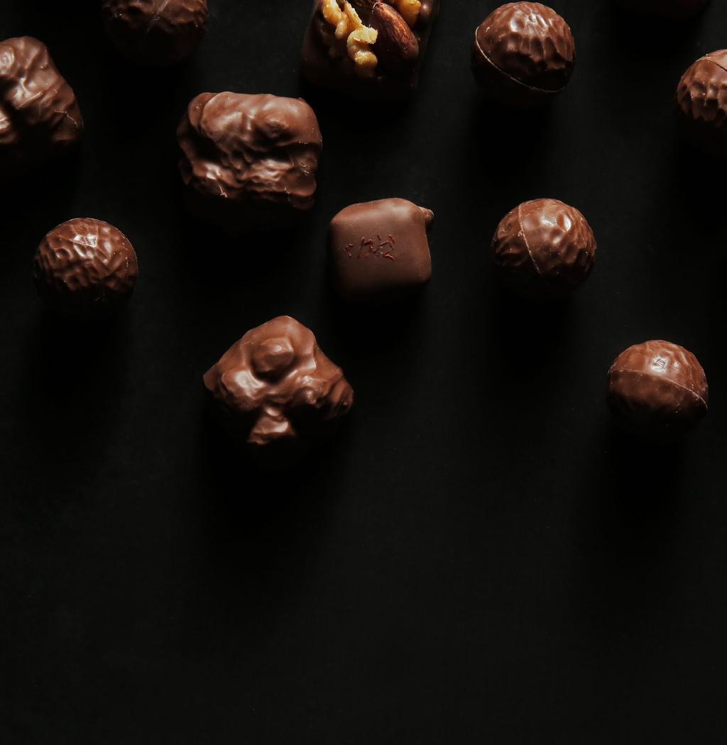 Our Production Currently, 80% of our chocolates are exported to four continents. At present, our annual production exceeds 1,200 tonnes.