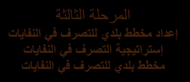 التشخيص دراسة الوضع الحالي للتصرف