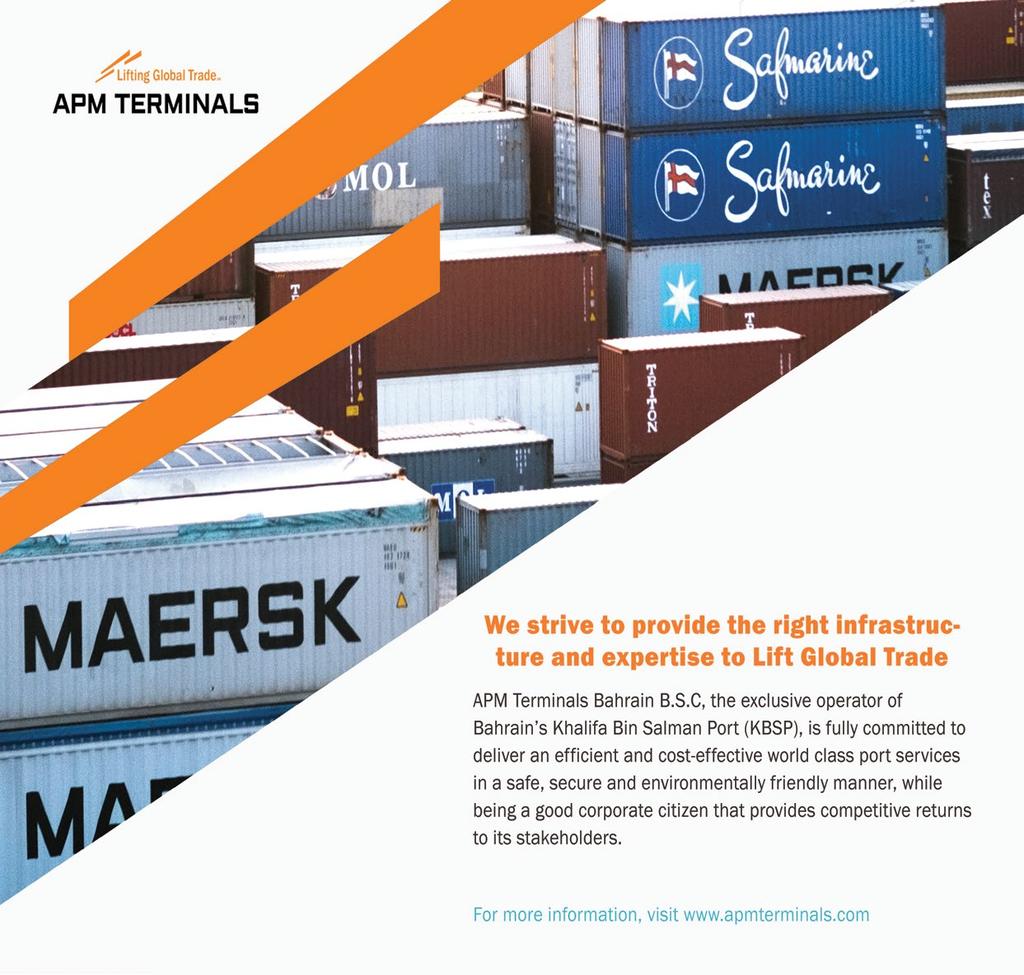 APM Terminals Bahrain B.S.C.* * Incorporated in 2006 * Listed in 2018 إي بي