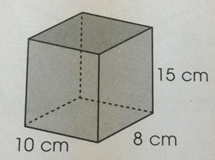 Q#2 Find the volume of water in each of the containers