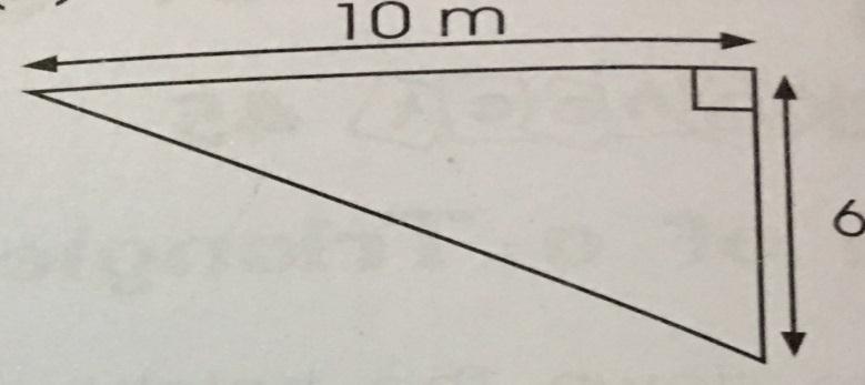 of Triangle = x Base x Height = x 3cm x