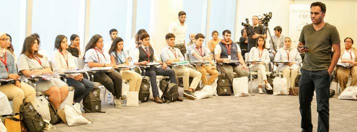 7 8 9 0 Protégés Mentor Abdulaziz Al-Loughani introduces himself to the new generation.