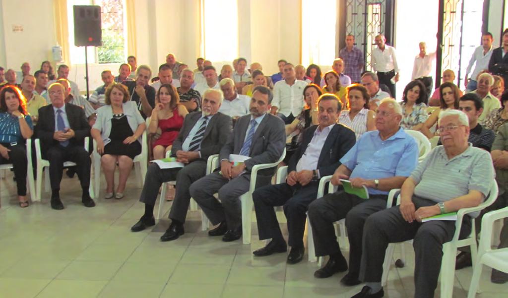 من شهر الى شهر»التنمية في الهالل الخ صيب«للباحث زهير فيا ض نه ضة المجتمع في تنميته بدعوة من منتدى تحوالت اأقيمت في البيت البل دي في ب شتفين ق ض اء ال شوف ندوة حول كت اب د.