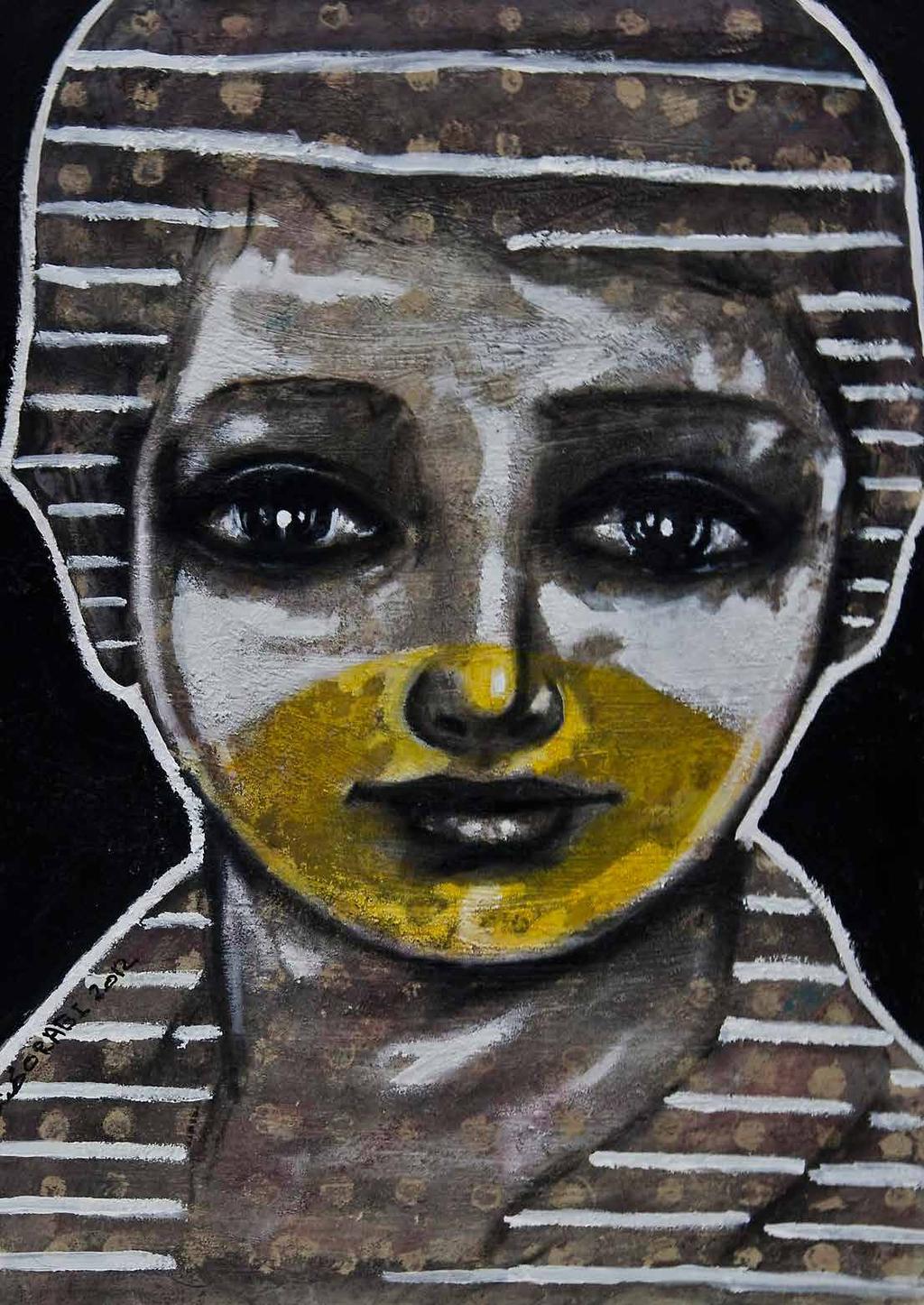ملف في ورشة الرسم التي يملكها وحينما يأتي الغرباء ويغتصبون الوطن يقر ر أن يترك بيت الحياة ويذهب للبحث عن حل يقاوم به الغرباء.