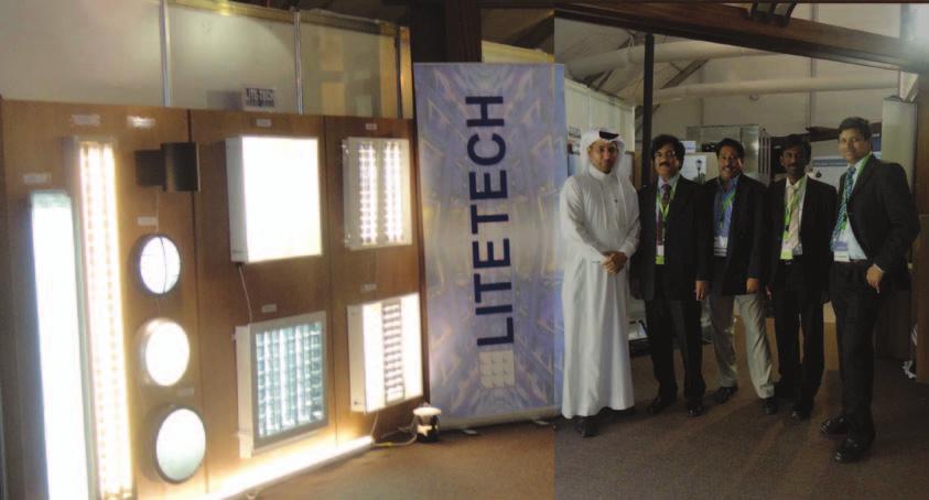 12 MASHARIE Litetech officials attend Qatar Expo Senior officials of Litetech attended Project Qatar Expo 2011 at Doha, Qatar as