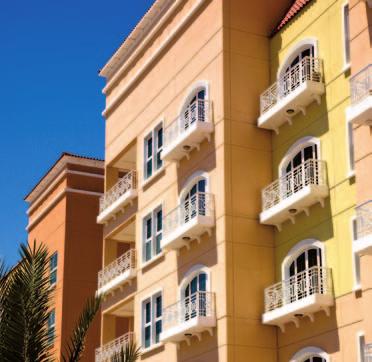 restaurants, cafés, medical facilities, and a mosque Landscaped gardens, swimming pools and kids play area Ritaj is
