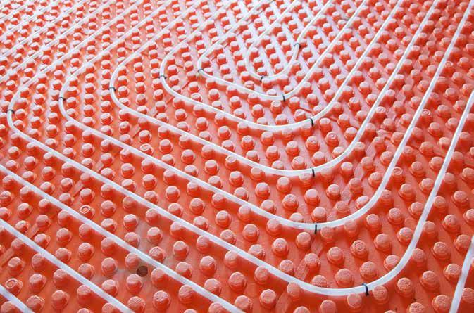 FLOORHEATING تدفئة األرضية SUITABLE FOR FLOOR HEATING SYSTEMS All our Mosque carpet basecloths are compatible with floor heating systems.