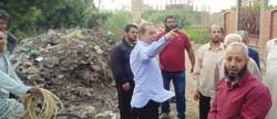 لماذا يحدث هذا فى هذا التوقيت الهام الذى تمر به البالد من انتشار فيروس كورونا فالقمامة والتلوث أحد أسباب انتشار األوبئة.