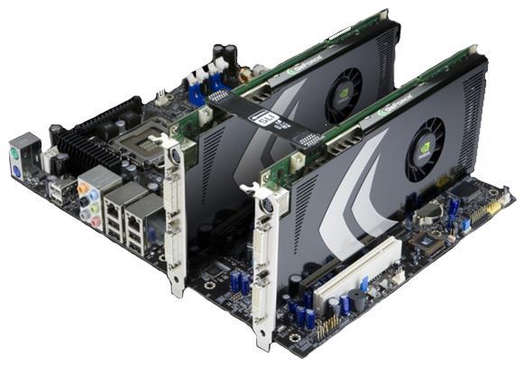 من نفس النوع والسرعة للػػBridge Hardware للربط ب ت الكرت ت وال بد من توفر فتحت ت PCIe يف. Bridge الرسم التايل يوضح ربطكريت شاشة عرب.