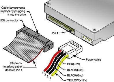 Peripheral Cable ولكن الػػ SATA وبتوي على. ويوجد وصلو تعمل على ربويل molex ايل.