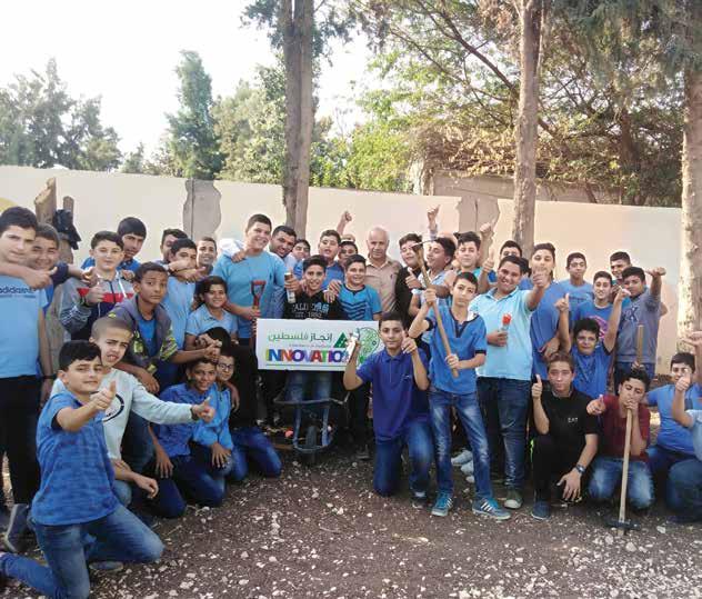 17 التقرير السنوي مبادرة اغرس شجرة مبادرة نفذها طالب الصف التاسع في مدرسة ذكور حلمي حنون األساسية في محافظة طولكرم لتحسين البيئة املدرسية تم تنظيف التربة في محيط املدرسة وتهيئتها وزراعتها باألشجار