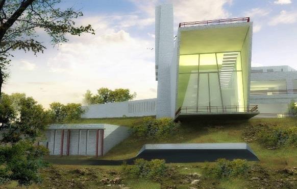 project, at the higher level of the project only glimpses of what is built could be seen while the rest will be covered