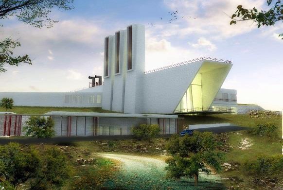 Visitors will experience the different energy sources separately through the building, at the beginning of the journey the