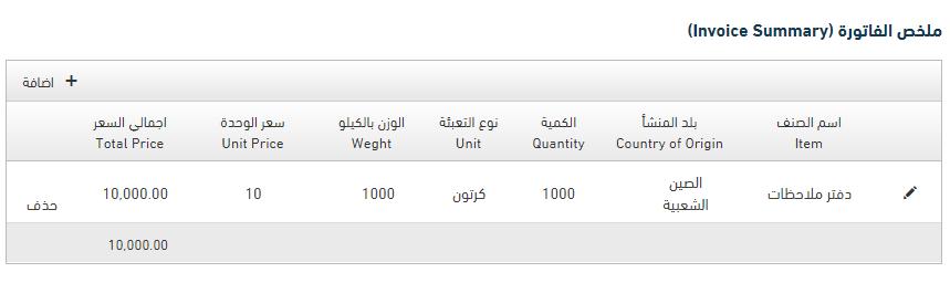 اهةانية تعديل أ حذف أ صنف تمت اضافته: يقيلغ المىيتخدغ بإنشياء فياتلرة إلةتر نيية تحتيل علييييه هميييييم االصييييناف ت اصيييييلها المييييراد إعييييادة تصديرها حيث يقلغ بإدمال بيانات كل صنف عله حدة حته